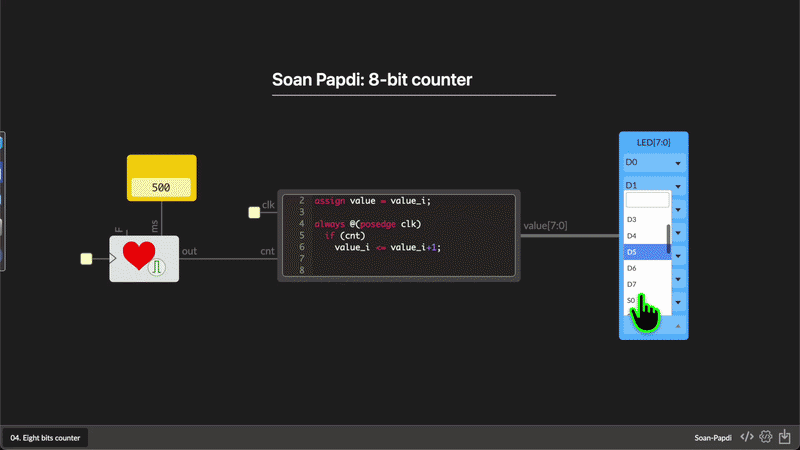 8-bit counter example